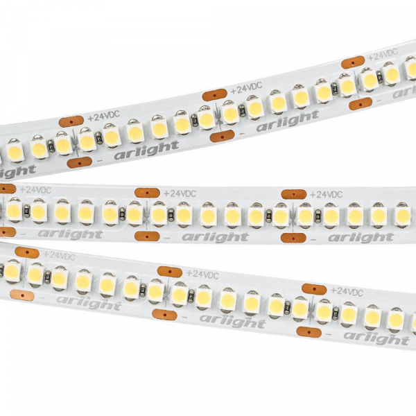 Светодиодная лента Arlight 19,2W/m 240LED/m 3528SMD теплый белый 5M 017428 Светодиодная лента Arlight 19,2W/m 240LED/m 3528SMD теплый белый 5M 017428