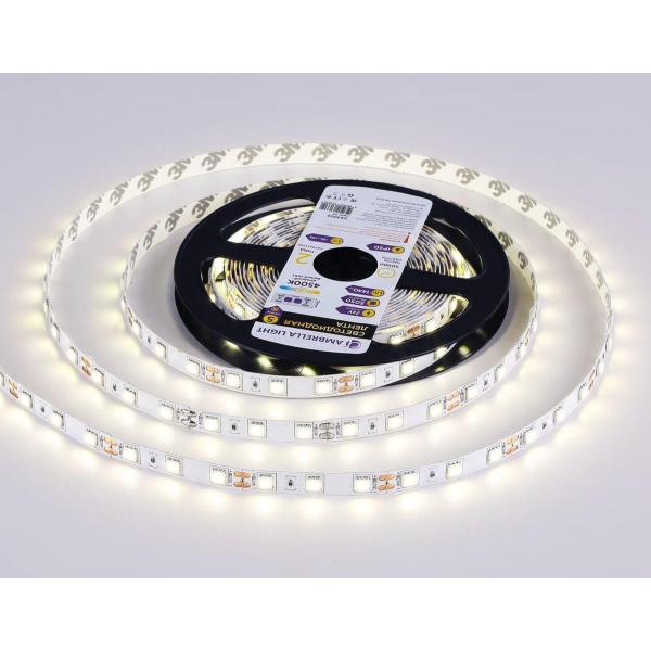 Светодиодная лента Ambrella Light 14,4W/m 60LED/m 5050SMD дневной белый 5M GS4002 Светодиодная лента Ambrella Light 14,4W/m 60LED/m 5050SMD дневной белый 5M GS4002