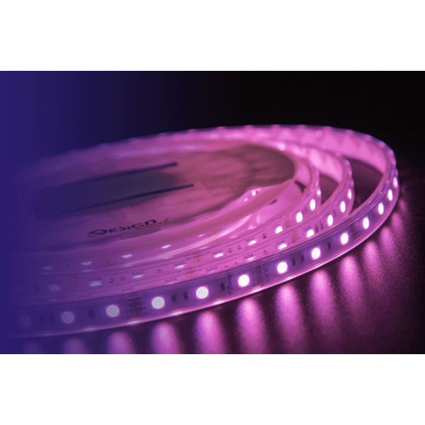 Светодиодная влагозащищенная лента DesignLed 14,4W/m 60LED/m 5050SMD разноцветный 5M 001489
