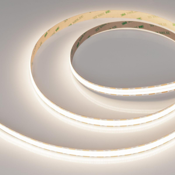 Светодиодная лента Arlight 22W/m 1088Led/m CSP дневной белый 5M COB-X1088-12mm 24V Day4000 046930 Светодиодная лента Arlight 22W/m 1088Led/m CSP дневной белый 5M COB-X1088-12mm 24V Day4000 046930