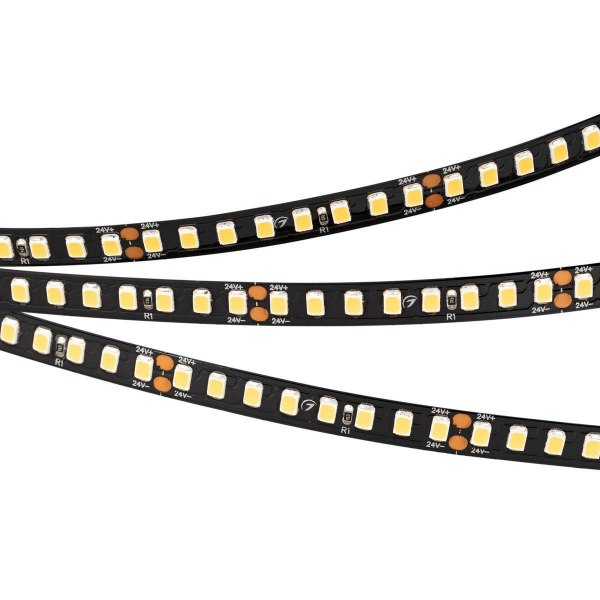 Светодиодная лента Arlight 12W/m 160Led/m 2835SMD теплый белый 5M RT-A160-BLACK-8mm 24V Warm3000 029426(2) Светодиодная лента Arlight 12W/m 160Led/m 2835SMD теплый белый 5M RT-A160-BLACK-8mm 24V Warm3000 029426(2)