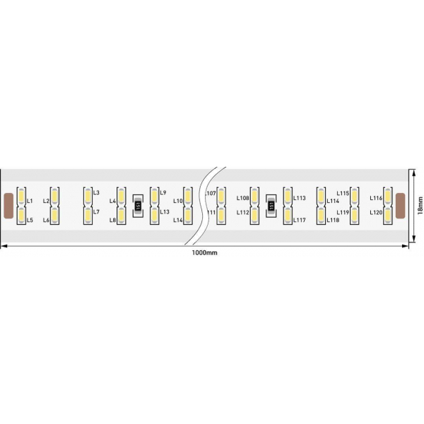 Светодиодная влагозащищенная лента SWG 20W/m 240LED/m 3014SMD нейтральный белый 50M 002167 Светодиодная влагозащищенная лента SWG 20W/m 240LED/m 3014SMD нейтральный белый 50M 002167