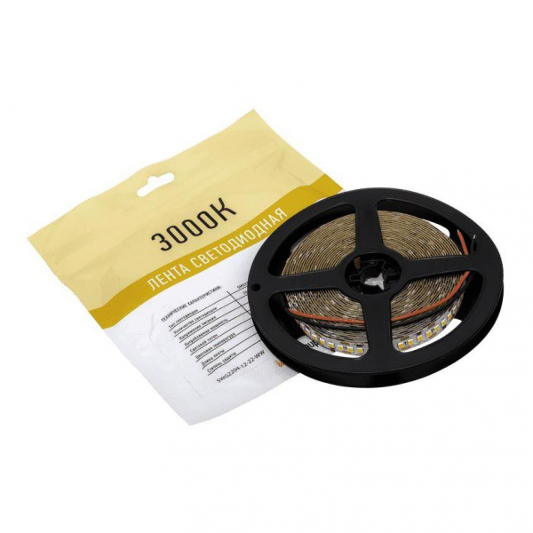 Светодиодная лента SWG 22W/m 204LED/m 2835SMD теплый белый 5M 004492 Светодиодная лента SWG 22W/m 204LED/m 2835SMD теплый белый 5M 004492
