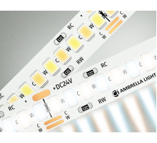 Светодиодная лента Ambrella Light 18W/m 240LED/m 2835SMD теплый - холодный белый 5M GS4151