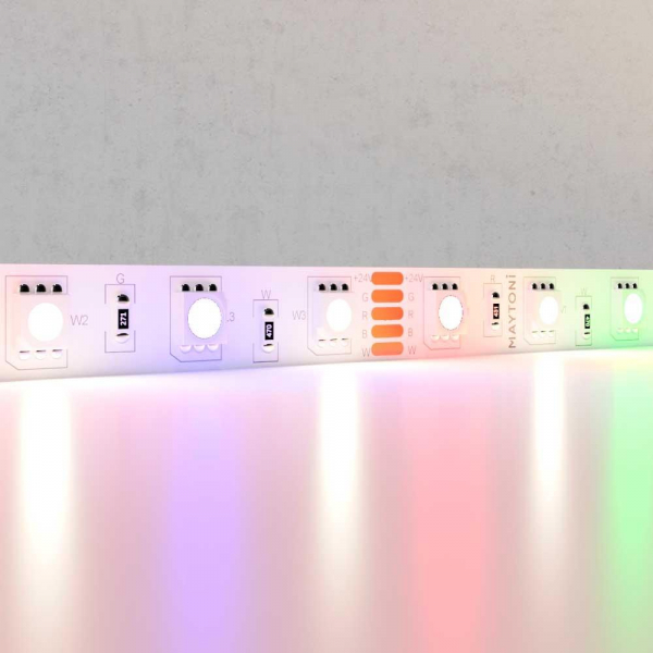 Светодиодная лента Maytoni Technical 14,4W/m 60LED/m 5050SMD RGB/дневной белый 5M 10177 Светодиодная лента Maytoni Technical 14,4W/m 60LED/m 5050SMD RGB/дневной белый 5M 10177