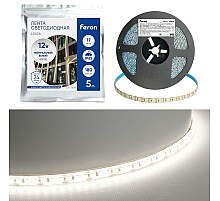 Светодиодная лента Feron LS626 17W/m 180LED/m 2835SMD 4000К 5M 51639