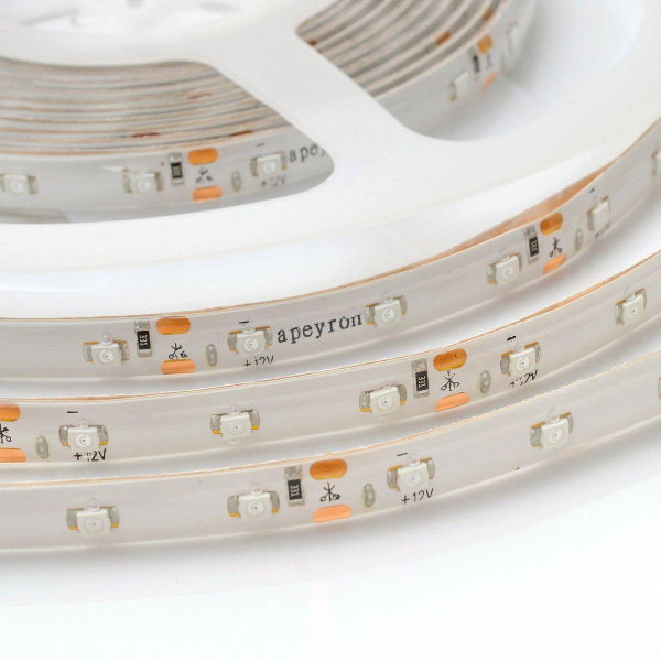 Светодиодная влагозащищенная лента Apeyron 4,8W/m 60LED/m 3528SMD красный 5M 04BL Светодиодная влагозащищенная лента Apeyron 4,8W/m 60LED/m 3528SMD красный 5M 04BL