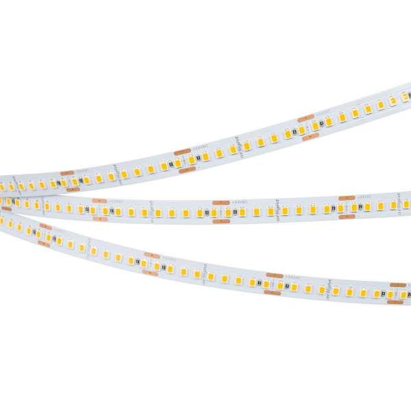 Светодиодная лента Arlight 12W/m 80Led/m 2835SMD теплый белый 5M UL-A180-10mm 24V Warm2700 044516 Светодиодная лента Arlight 12W/m 80Led/m 2835SMD теплый белый 5M UL-A180-10mm 24V Warm2700 044516