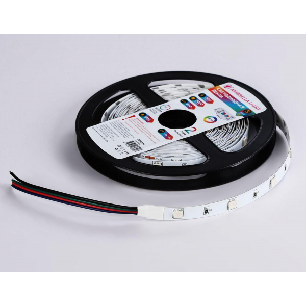 Светодиодная лента Ambrella Light 7,2W/m 30LED/m 5050SMD RGB 5M GS4301 Светодиодная лента Ambrella Light 7,2W/m 30LED/m 5050SMD RGB 5M GS4301