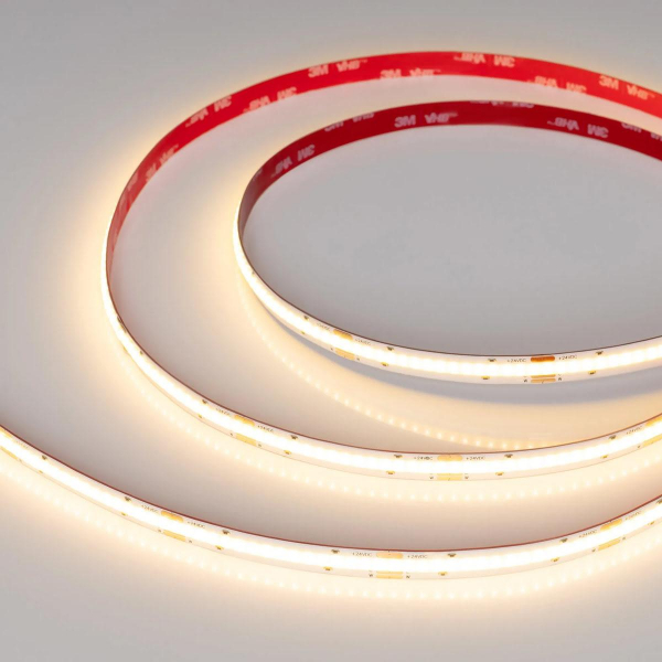 Светодиодная лента Arlight 15W/m 512LED/m CSPSMD от теплого дневного до холодного 5М COB-X512-10mm 24V 037130 Светодиодная лента Arlight 15W/m 512LED/m CSPSMD от теплого дневного до холодного 5М COB-X512-10mm 24V 037130