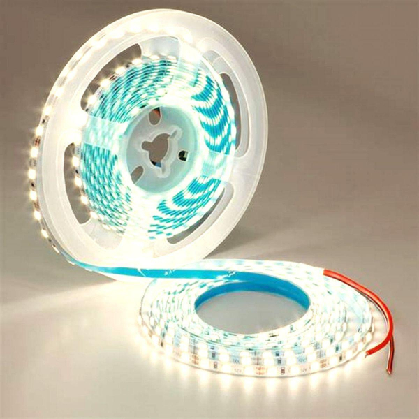 Светодиодная лента Apeyron 16W/m 120Led/m 5050SMD теплый белый 5M 00-506 Светодиодная лента Apeyron 16W/m 120Led/m 5050SMD теплый белый 5M 00-506