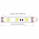 Светодиодная лента SWG 14,4W/m 60LED/m 5050SMD теплый белый 5M 001780