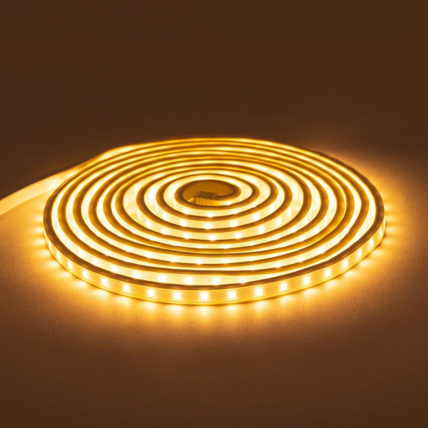 Светодиодная влагозащищенная лента Apeyron 6W/m 60LED/m 3528SMD теплый белый 5M 10-58 Светодиодная влагозащищенная лента Apeyron 6W/m 60LED/m 3528SMD теплый белый 5M 10-58