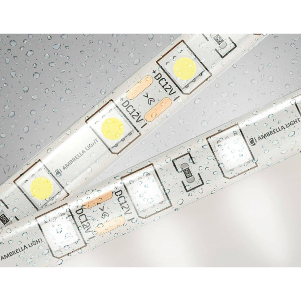 Светодиодная влагозащищенная лента Ambrella Light 14,4W/m 60LED/m 5050SMD дневной белый 5M GS2102 Светодиодная влагозащищенная лента Ambrella Light 14,4W/m 60LED/m 5050SMD дневной белый 5M GS2102