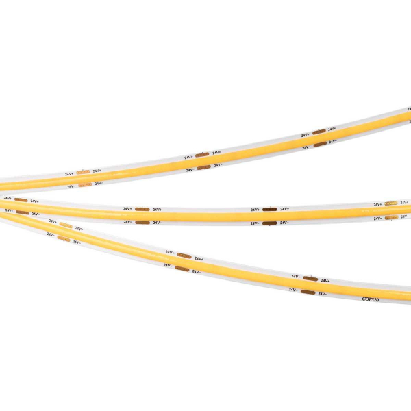 Светодиодная лента Arlight 8W/m 320LED/m CSP теплый белый 5M COB-X320-8mm 24V Warm2700 039023 Светодиодная лента Arlight 8W/m 320LED/m CSP теплый белый 5M COB-X320-8mm 24V Warm2700 039023