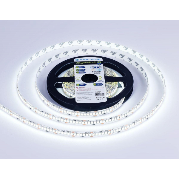 Светодиодная лента Ambrella Light 19,2W/m 240LED/m 2835SMD холодный белый 5M GS1503