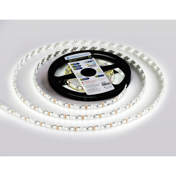 Светодиодная лента Ambrella Light 9,6W/m 120LED/m 2835SMD холодный белый 5M GS1103 Светодиодная лента Ambrella Light 9,6W/m 120LED/m 2835SMD холодный белый 5M GS1103
