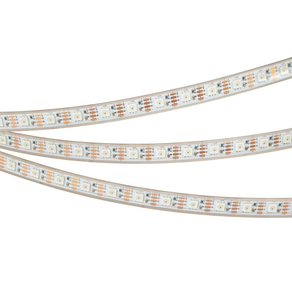 Светодиодная влагозащищенная лента Arlight Бегущий огонь 8W/m 60Led/m 5060SMD разноцветный 5M SPI-P-B60-12mm 12V RGB-PX1-BPT 041615(1)
