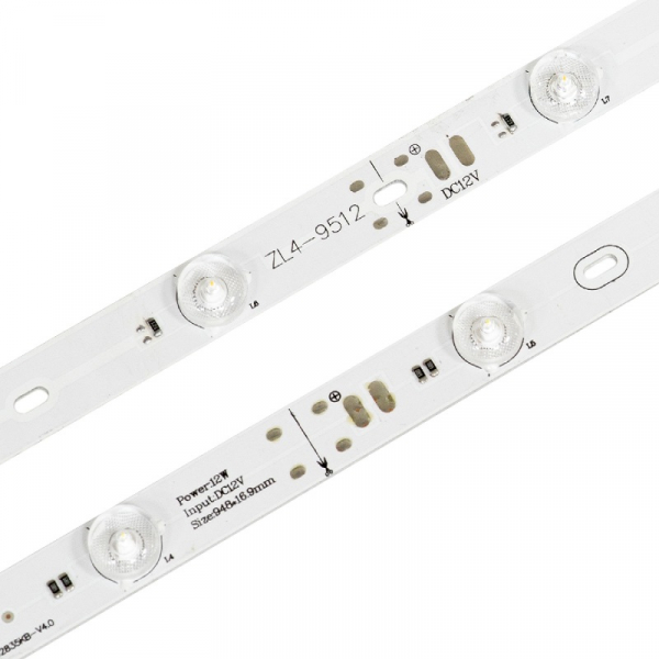 Линейка фронтальная светодиодная ELF 12SMD2835, 24В, 0.95м, с линзами 170гр ELF-RBF12-24V-0,95m-nw
