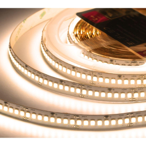 Лента светодиодная ELFLED PRO140, 240/м (2835), 24В, 22Вт/м, 30м, белый теплый 2800-3300К ELFLED-24240-PRO140ww30