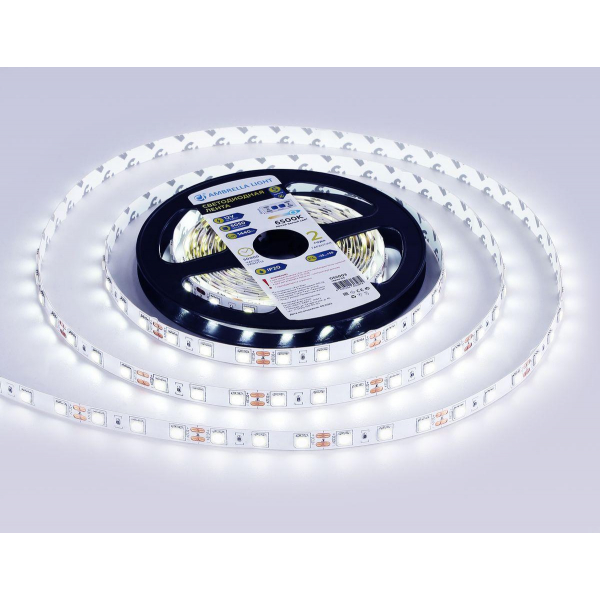 Светодиодная лента Ambrella Light 14,4W/m 60LED/m 5050SMD холодный белый 5M GS2003 Светодиодная лента Ambrella Light 14,4W/m 60LED/m 5050SMD холодный белый 5M GS2003