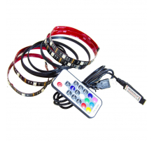 Светодиодная лента Apeyron 7,2W/m 30LED/m 2835SMD разноцветная 2х0,5M 10-70