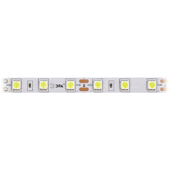 Светодиодная лента ЭРА 14,4W/m 60LED/m 5050SMD холодный белый 5M LS5050-60LED-IP20-W-5m C0043045 Светодиодная лента ЭРА 14,4W/m 60LED/m 5050SMD холодный белый 5M LS5050-60LED-IP20-W-5m C0043045