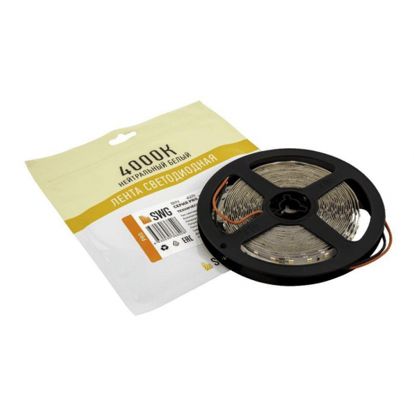 Светодиодная лента SWG 8,6W/m 84LED/m 2835SMD нейтральный белый 5M 005849 Светодиодная лента SWG 8,6W/m 84LED/m 2835SMD нейтральный белый 5M 005849