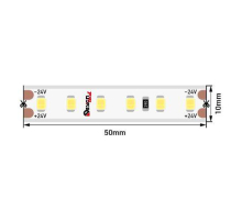Светодиодная влагозащищенная лента DesignLed 14,4W/m 120120Led/m 2835SMD дневной белый 5M DSG2120-24-NW-65 007783