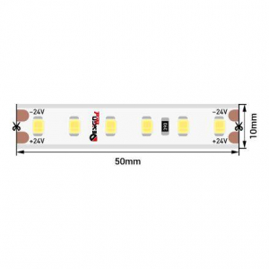 Светодиодная влагозащищенная лента DesignLed 14,4W/m 120120Led/m 2835SMD дневной белый 5M DSG2120-24-NW-65 007783