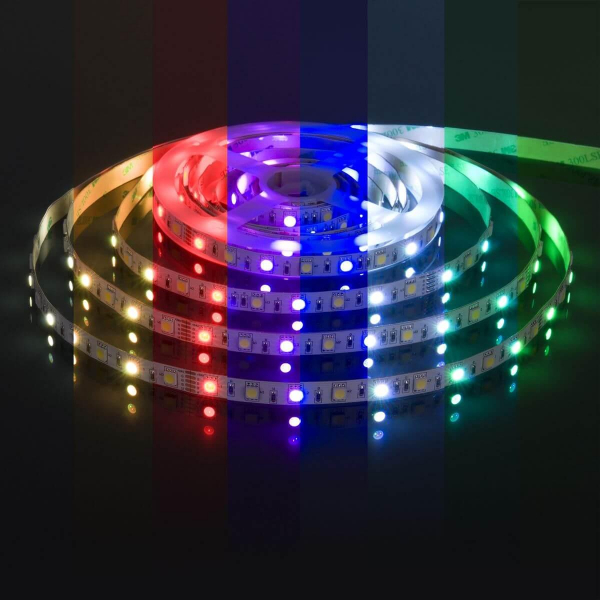 Светодиодная лента Elektrostandard 14,4W/m 60LED/m 5050SMD MIX RGB/холодный белый 5M a053731 Светодиодная лента Elektrostandard 14,4W/m 60LED/m 5050SMD MIX RGB/холодный белый 5M a053731