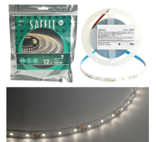 Светодиодная лента Saffit 6W/m 60LED/m 2835SMD дневной белый 5М SST01 55238