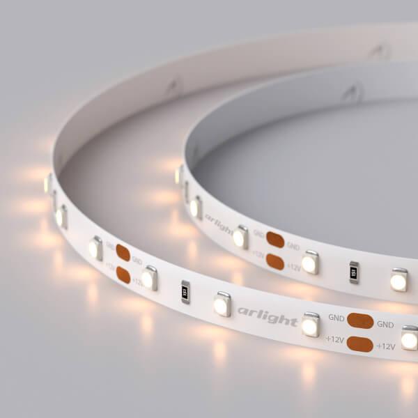 Светодиодная лента Arlight 4,8W/m 60LED/m 2835SMD теплый белый 5M 010597(2) Светодиодная лента Arlight 4,8W/m 60LED/m 2835SMD теплый белый 5M 010597(2)