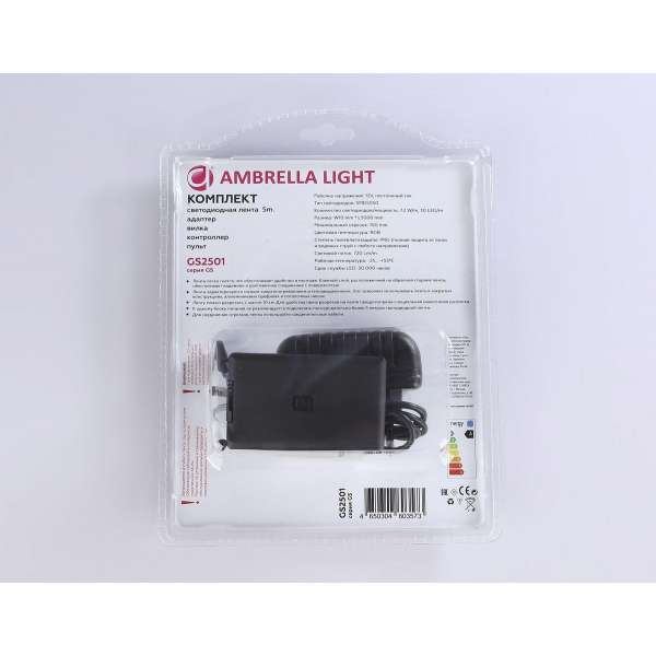 Светодиодная влагозащищенная лента Ambrella Light 7,2W/m 30LED/m 5050SMD RGB 5M GS2501 Светодиодная влагозащищенная лента Ambrella Light 7,2W/m 30LED/m 5050SMD RGB 5M GS2501