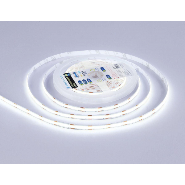Светодиодная лента Ambrella Light 10W/m 320LED/m COB холодный белый 5M GS2603 Светодиодная лента Ambrella Light 10W/m 320LED/m COB холодный белый 5M GS2603