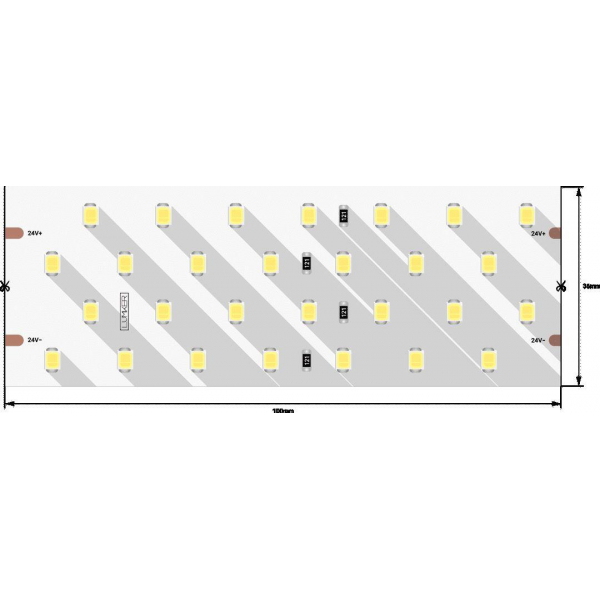 Светодиодная влагозащищенная лента DesignLed 26W/m 280LED/m 2835SMD теплый белый 2,5M 000533 Светодиодная влагозащищенная лента DesignLed 26W/m 280LED/m 2835SMD теплый белый 2,5M 000533