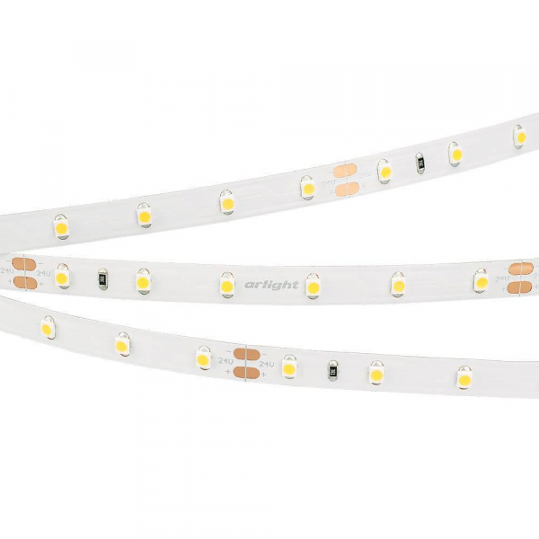 Светодиодная лента Arlight 4,8W/m 60LED/m 3528SMD теплый белый 5M 024110(B) Светодиодная лента Arlight 4,8W/m 60LED/m 3528SMD теплый белый 5M 024110(B)