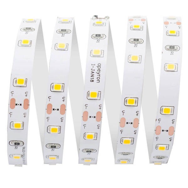 Светодиодная лента Apeyron 4,8W/m 60Led/m 3528SMD дневной белый 5M 00-142 Светодиодная лента Apeyron 4,8W/m 60Led/m 3528SMD дневной белый 5M 00-142