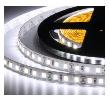 Лента светодиодная герметичная ELF GERMES, 600SMD (2835), 12В, IP65, 5м, белый 6500-7000К ELF-600SMD2835-GERMES-W