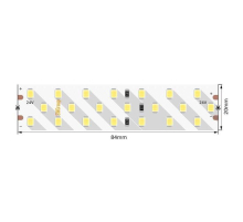 Светодиодная лента SWG 24W/m 252LED/m 2835SMD нейтральный белый 5M 005077