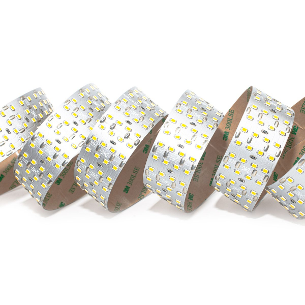 Светодиодная лента LEDS POWER четырехрядная 2835 448/м (47Вт/м) 24В теплая, серия ПРО200 009117 Светодиодная лента LEDS POWER четырехрядная 2835 448/м (47Вт/м) 24В теплая, серия ПРО200 009117