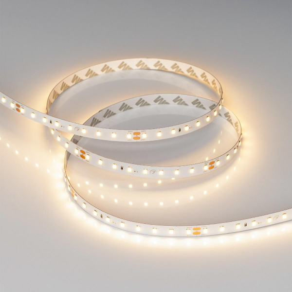 Светодиодная лента Arlight 4,8W/m 90LED/m 2835SMD теплый белый 5M UL-A160-8mm 24V Warm2700 038777 Светодиодная лента Arlight 4,8W/m 90LED/m 2835SMD теплый белый 5M UL-A160-8mm 24V Warm2700 038777