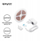 Светодиодная влагозащищенная лента Apeyron 4,8W/m 60LED/m 2835SMD холодный белый 1,5M 10-87
