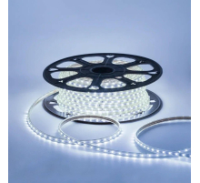Светодиодная влагозащищенная лента OGM 5W/m 60LED/m 2835SMD холодный белый 50M O17-03