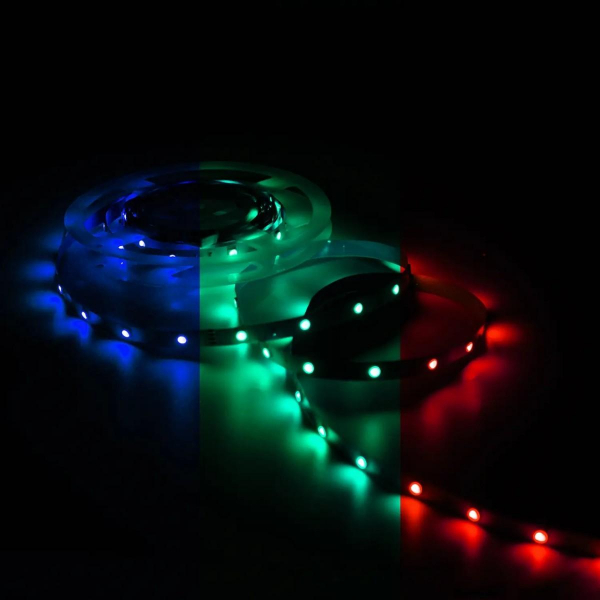 Светодиодная лента Gauss 6W/m 30LED/m 5050SMD разноцветный 3M BT010 Светодиодная лента Gauss 6W/m 30LED/m 5050SMD разноцветный 3M BT010