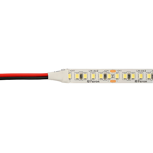 Светодиодная лента Feron 16W/m 180LED/m 2835SMD 3000К 30M LS502 53089
