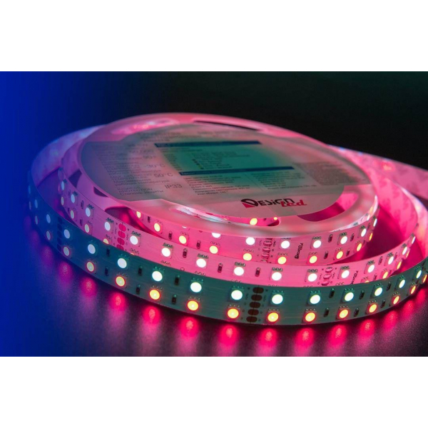 Светодиодная влагозащищенная лента DesignLed 28,8W/m 120LED/m 5050SMD разноцветный/холодный белый 5M 000514 Светодиодная влагозащищенная лента DesignLed 28,8W/m 120LED/m 5050SMD разноцветный/холодный белый 5M 000514