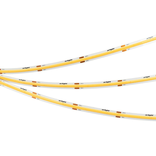 Светодиодная лента Arlight 8W/m 480Led/m CSP теплый белый 5M COB-X480-8mm 24V Warm3500 044575 Светодиодная лента Arlight 8W/m 480Led/m CSP теплый белый 5M COB-X480-8mm 24V Warm3500 044575