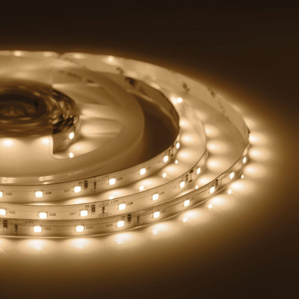 Светодиодная лента Apeyron 9,6W/m 60LED/m 2835SMD теплый белый 5M 00-54 Светодиодная лента Apeyron 9,6W/m 60LED/m 2835SMD теплый белый 5M 00-54
