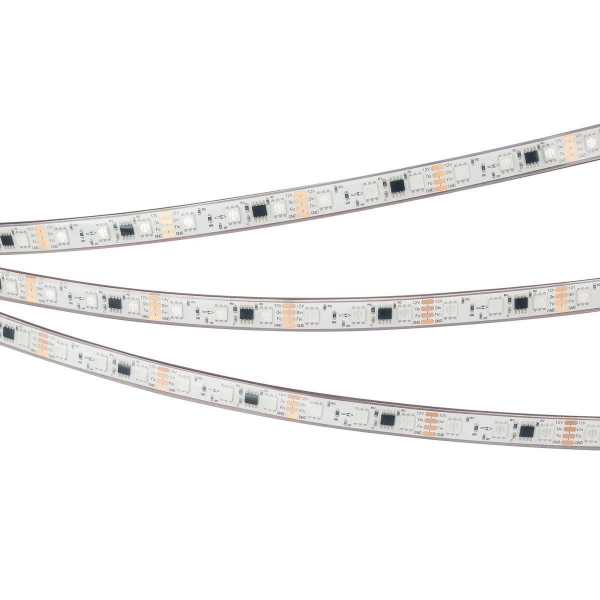Светодиодная лента Arlight 12W/m 60LED/m 5060SMD разноцветный 5М SPI-PFS-B60-12mm 12V 039177 Светодиодная лента Arlight 12W/m 60LED/m 5060SMD разноцветный 5М SPI-PFS-B60-12mm 12V 039177